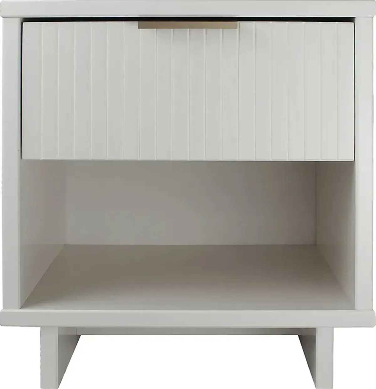 Bremmer V White Nightstand