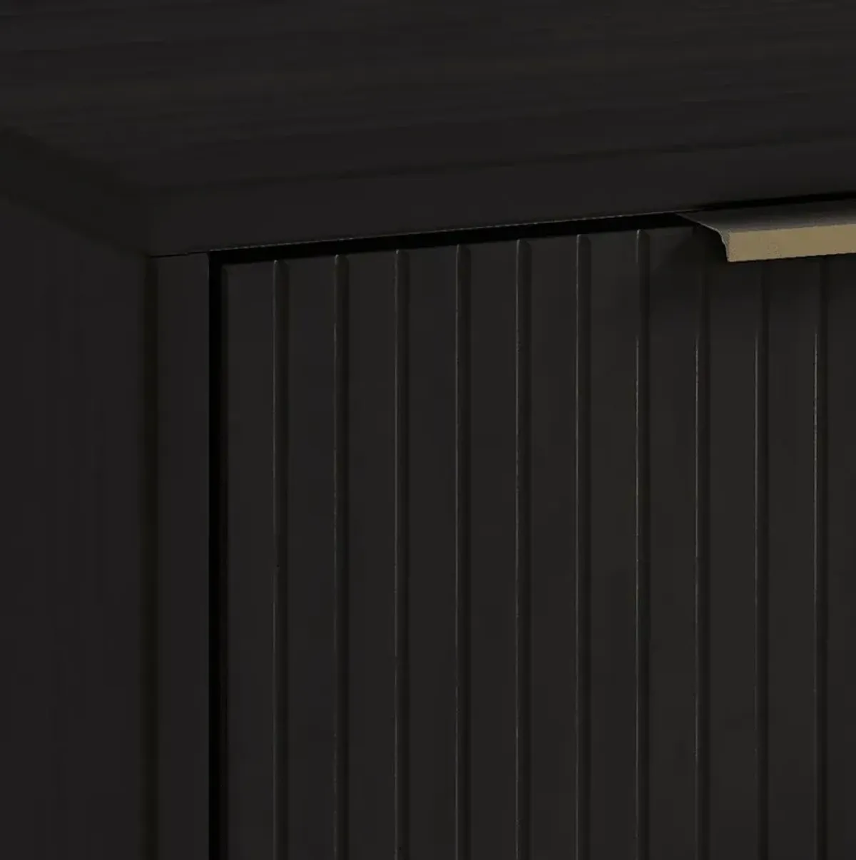 Bremmer V Black Nightstand