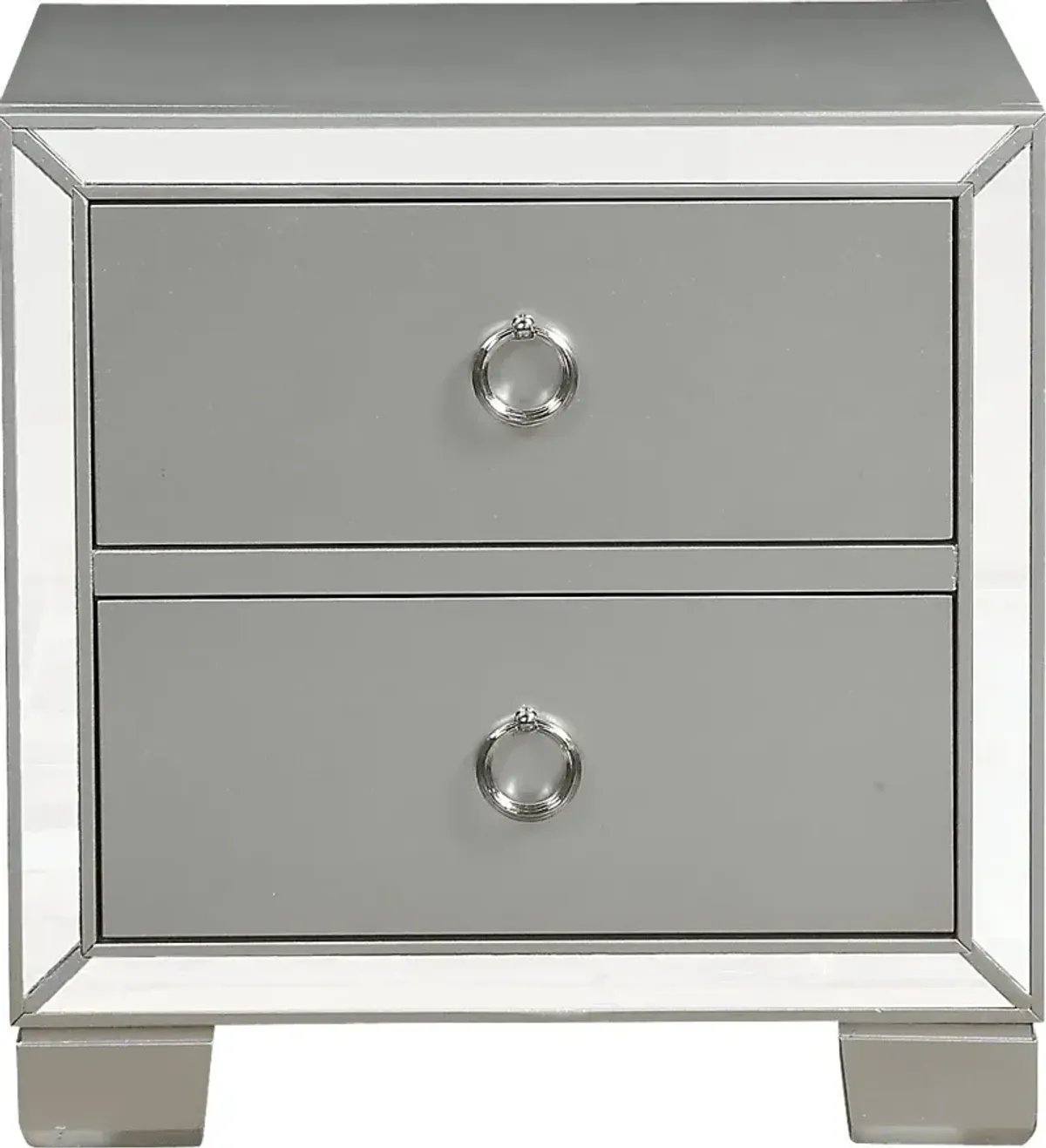 Cavaness Gray Nightstand