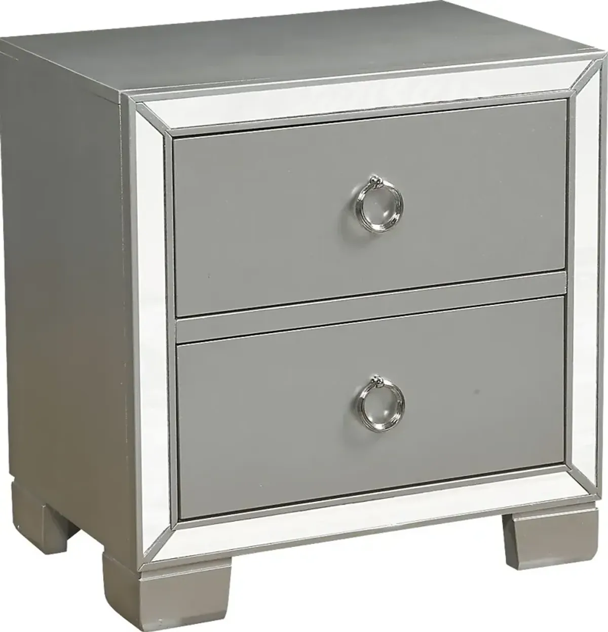 Cavaness Gray Nightstand