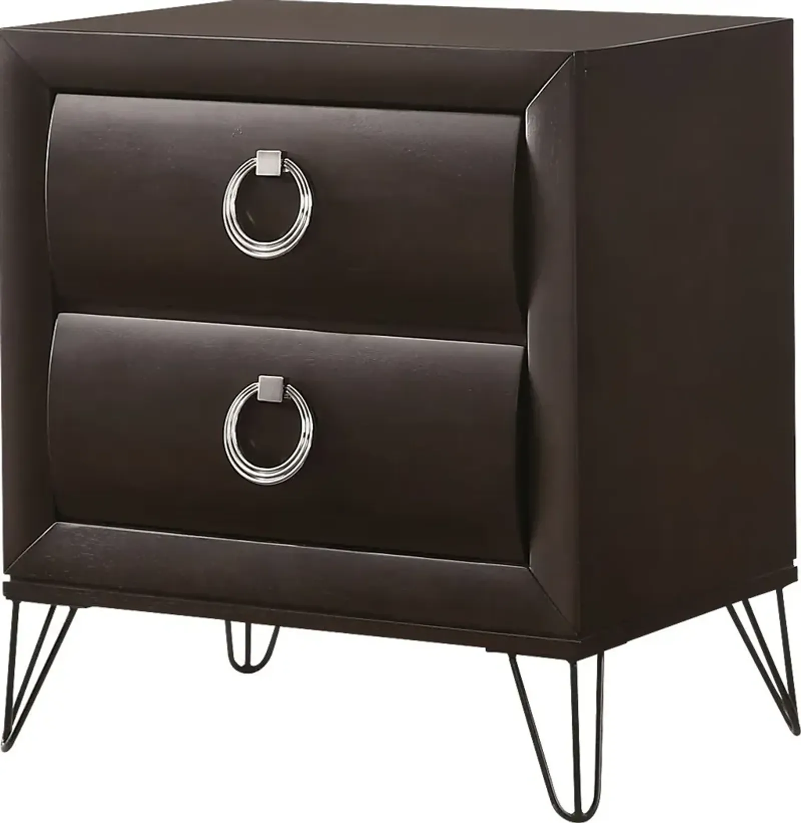 Copasaw Dark Brown Nightstand