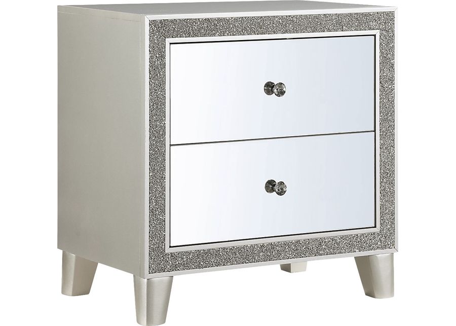 Desiles Champagne Nightstand