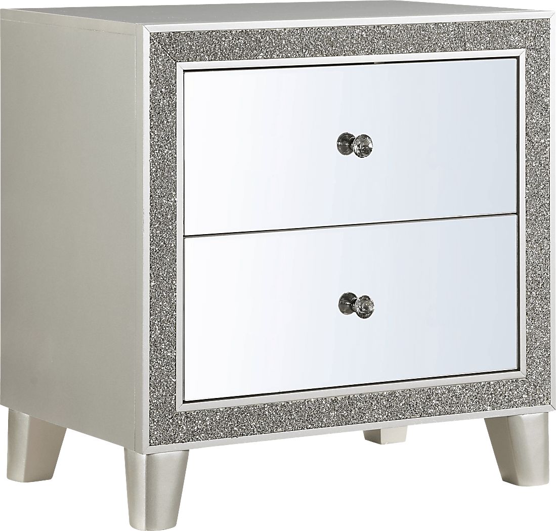 Desiles Champagne Nightstand