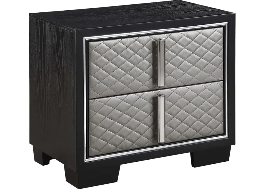 Duplantis Silver Nightstand