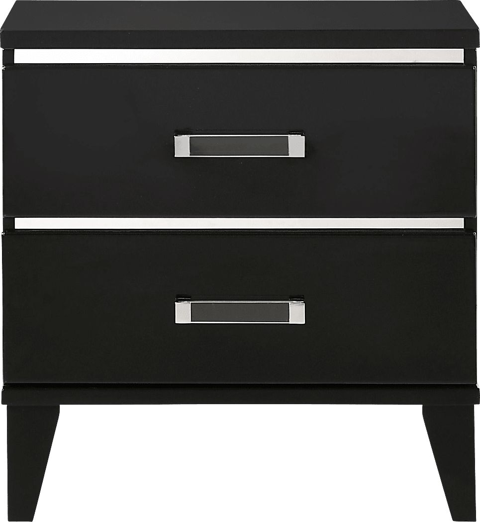 Marcaibo Black Nightstand