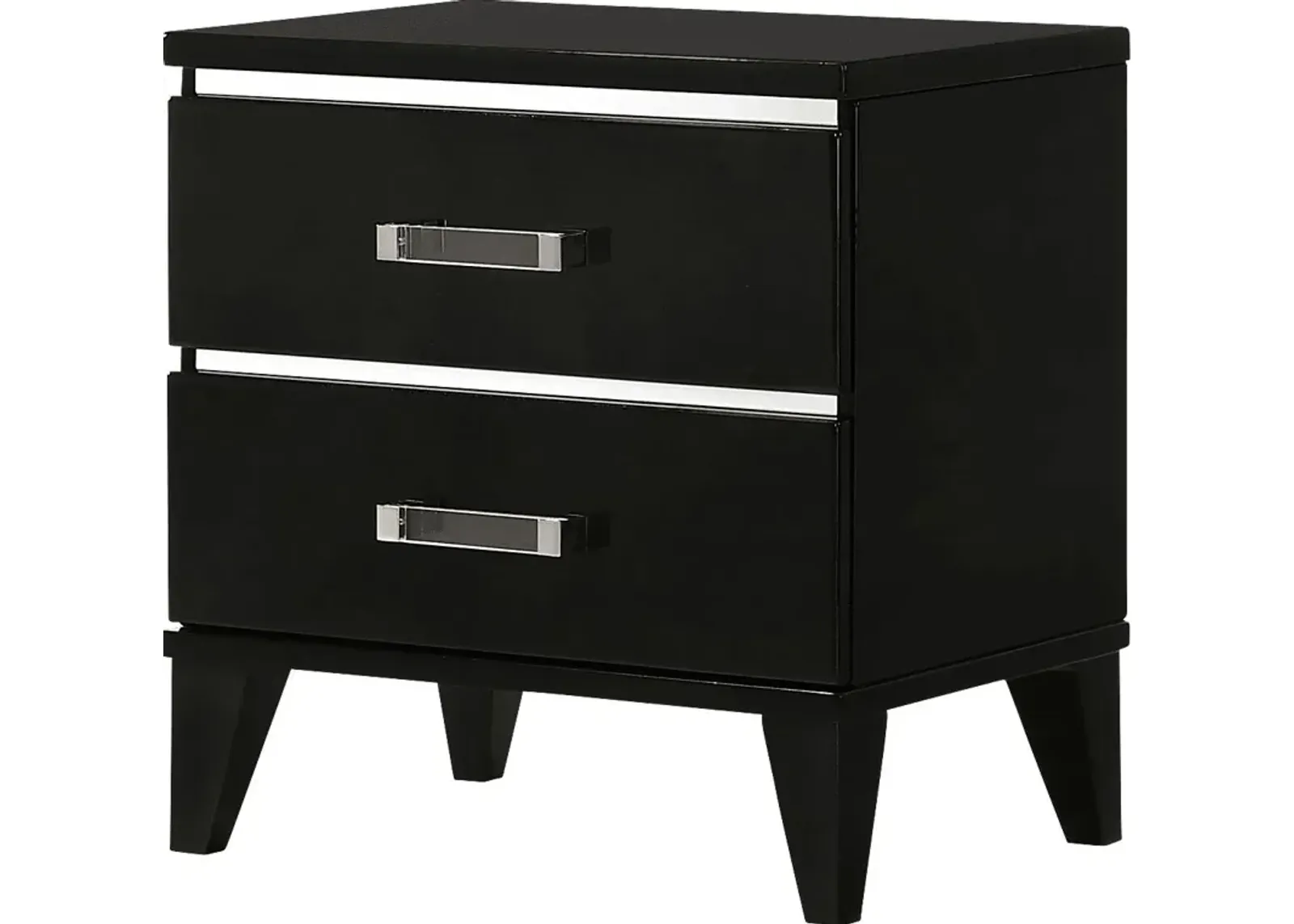 Marcaibo Black Nightstand