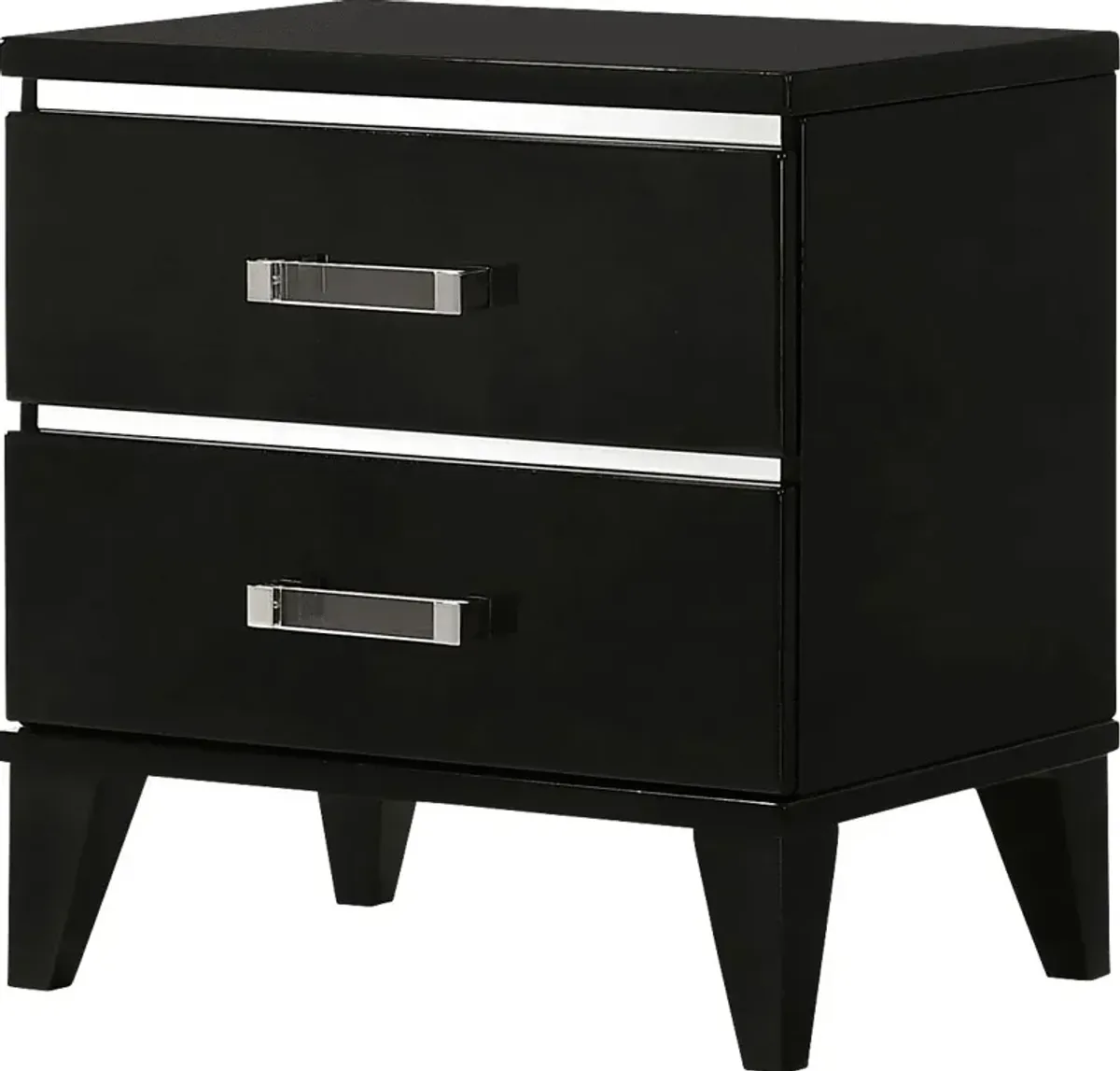 Marcaibo Black Nightstand