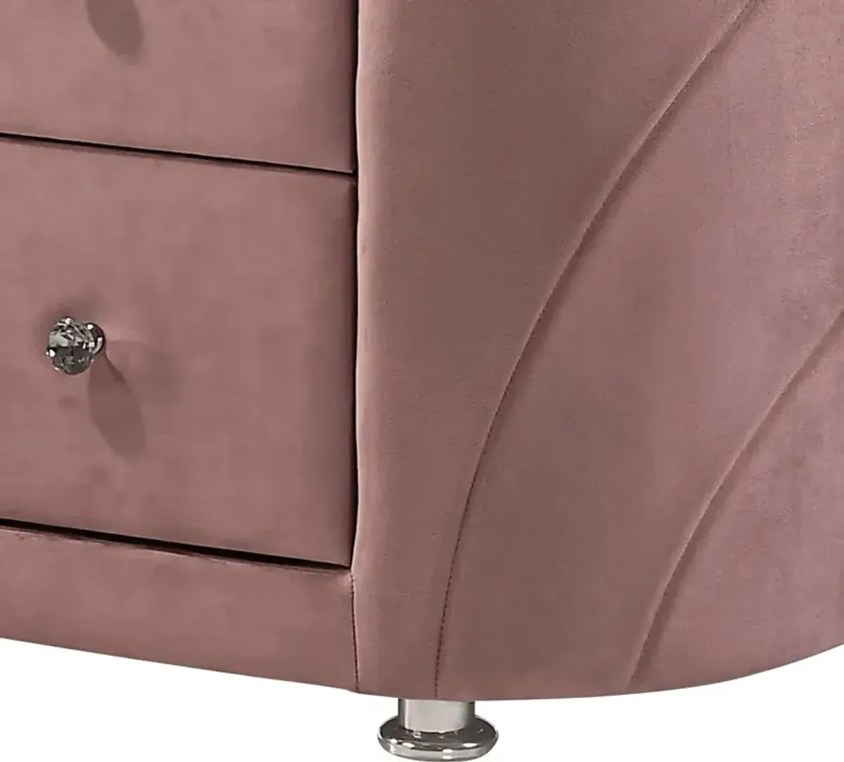 Pontiff Pink Nightstand