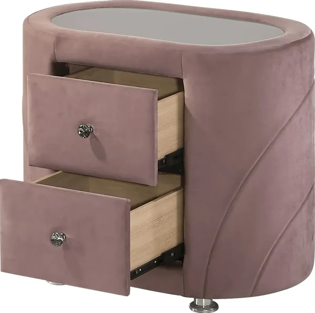 Pontiff Pink Nightstand