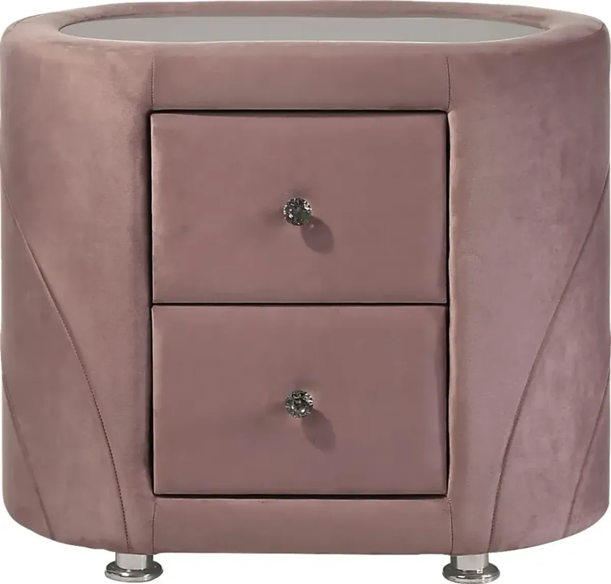 Pontiff Pink Nightstand