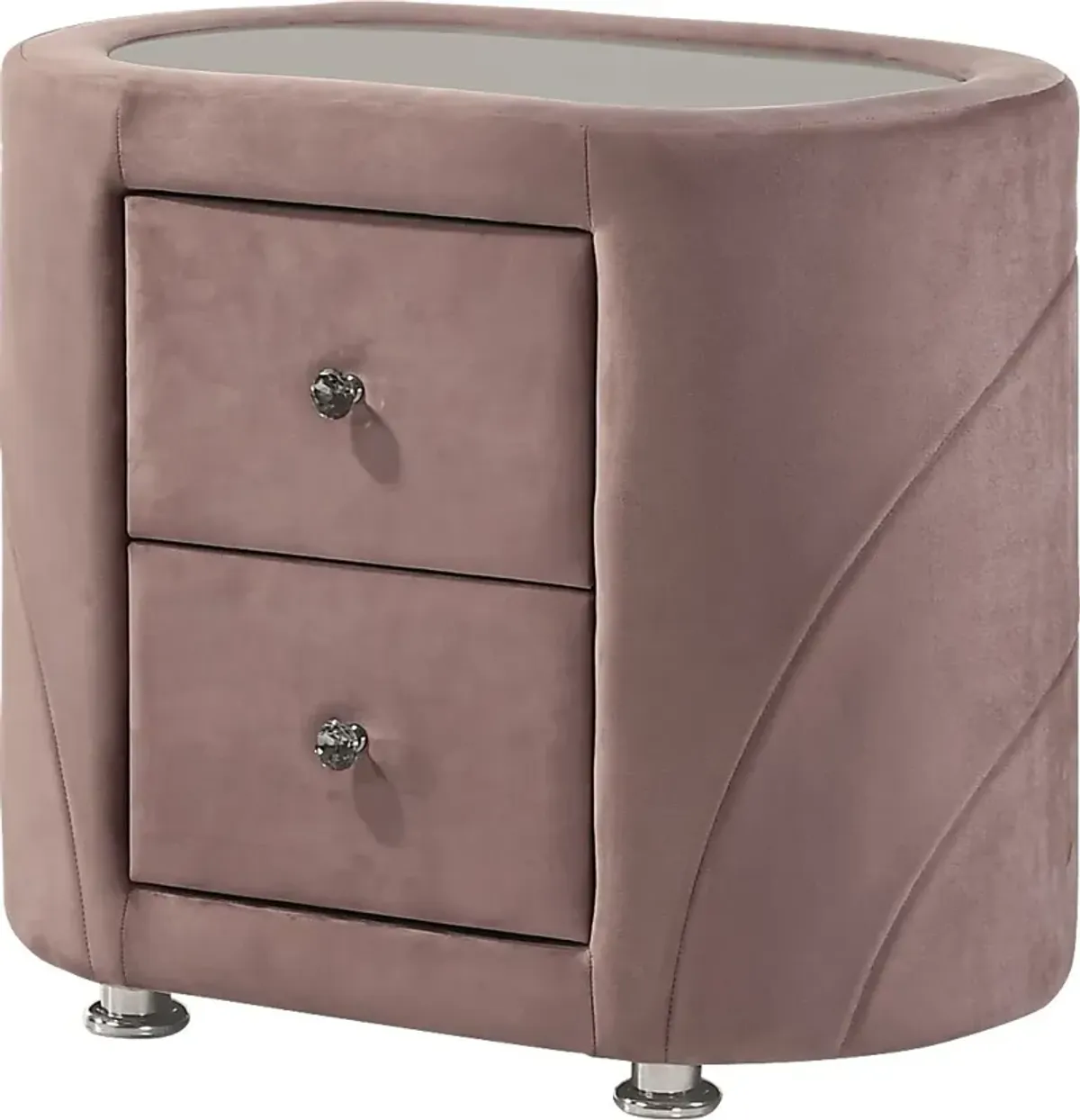 Pontiff Pink Nightstand