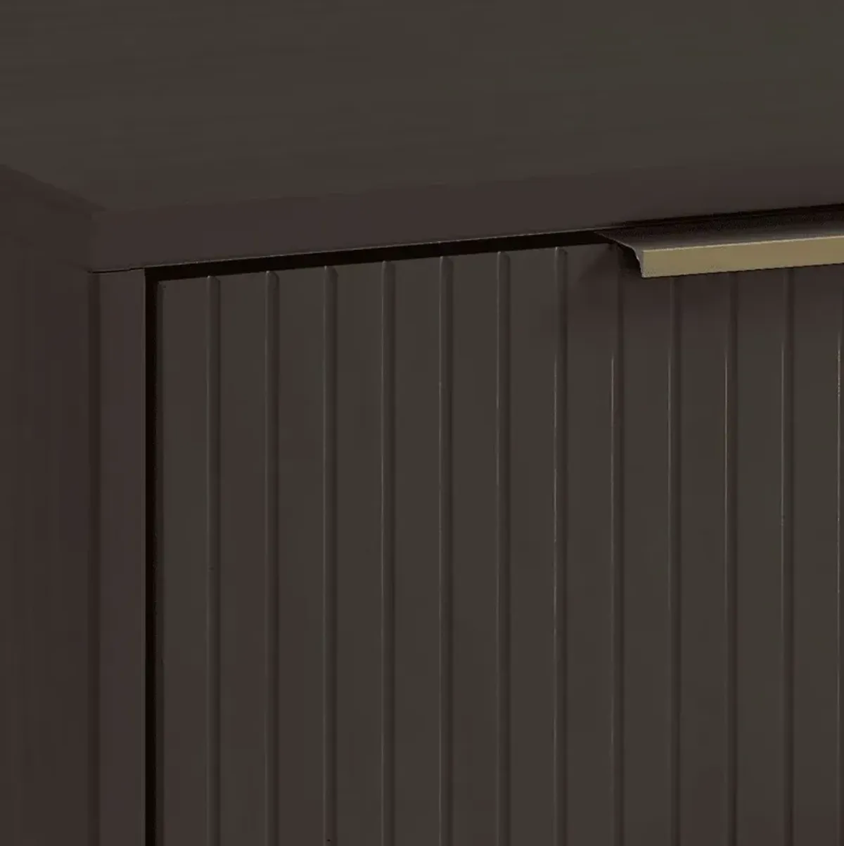 Bremmer V Dark Gray Nightstand