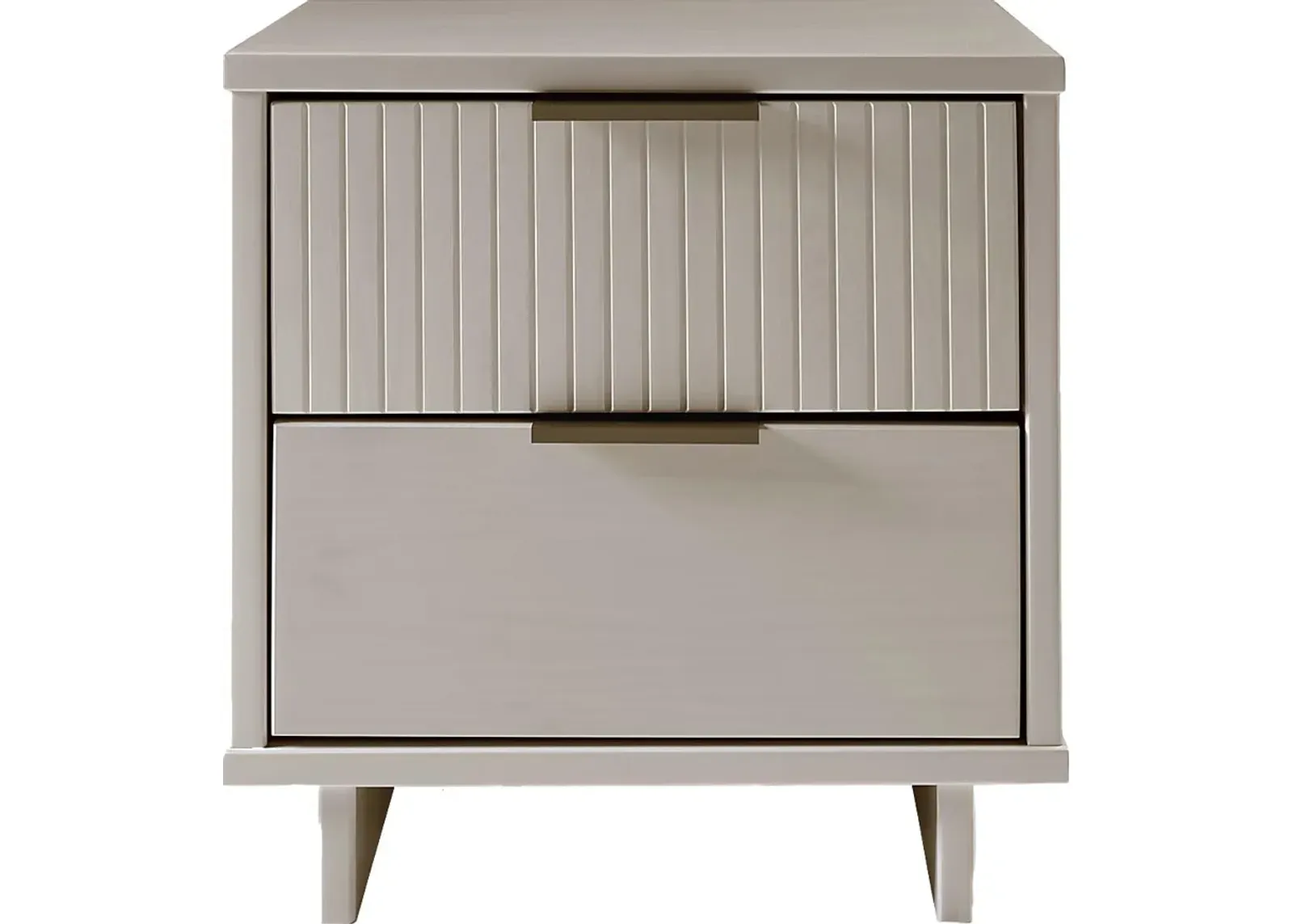 Bremmer VI Light Gray Nightstand