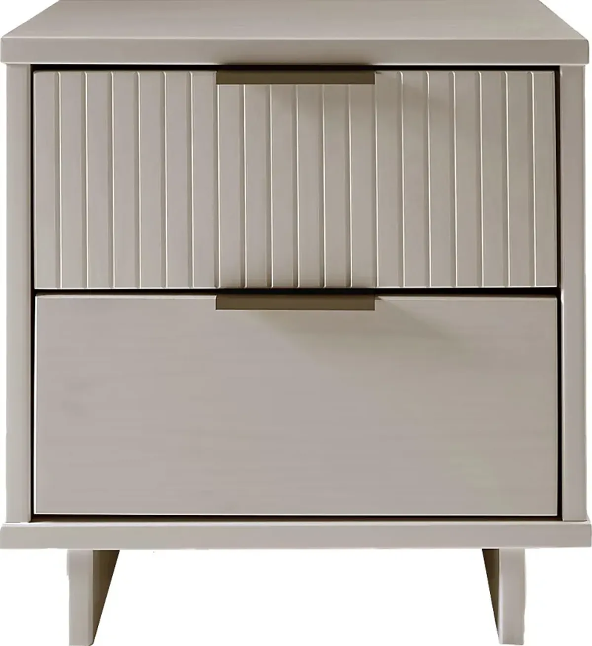 Bremmer VI Light Gray Nightstand