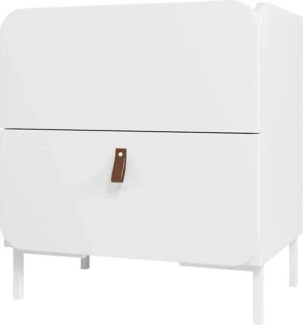 Balcome White Nightstand