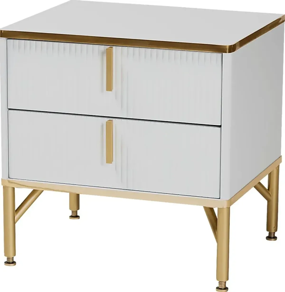 Horger White Nightstand