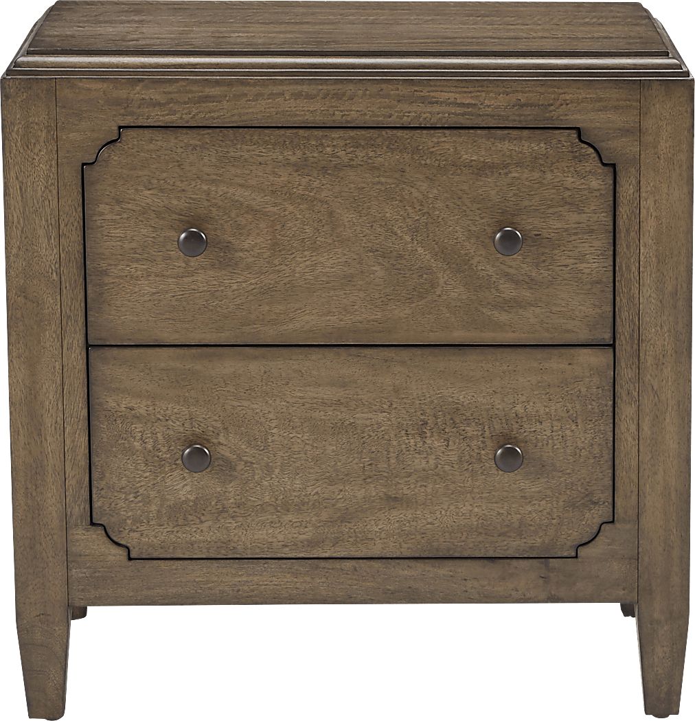 Horsepen Brown Nightstand