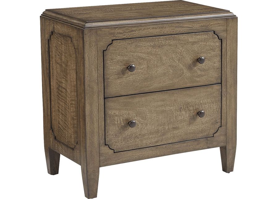 Horsepen Brown Nightstand