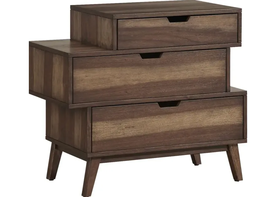 Zerkel II Brown Nightstand