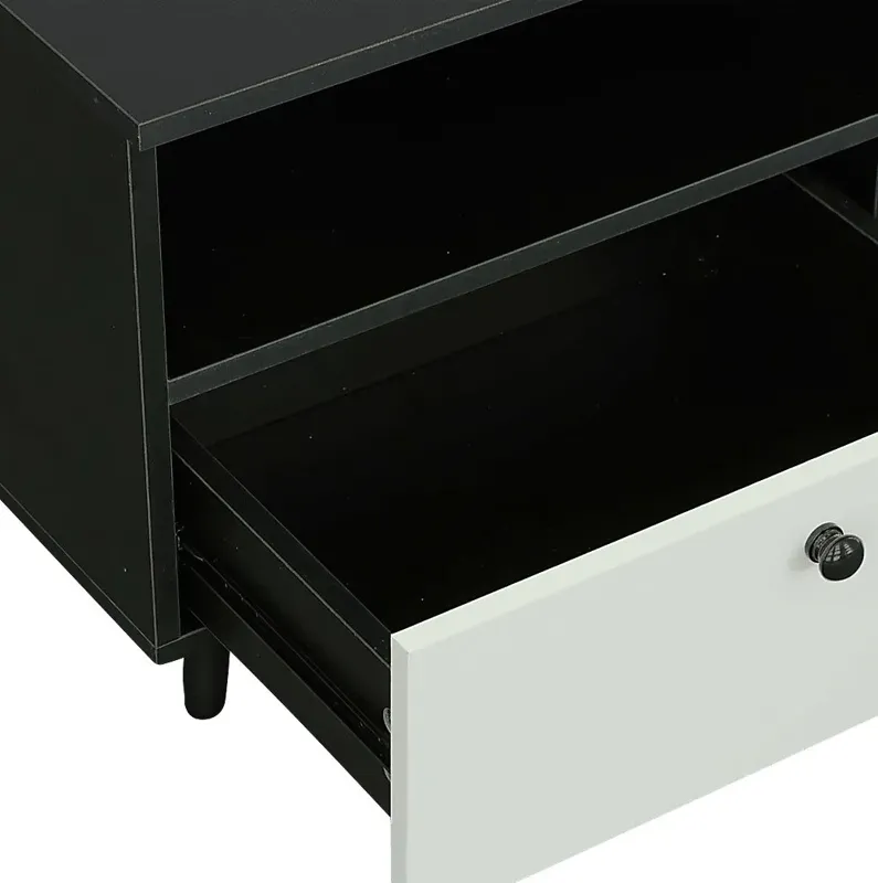 Bulkley Black Nightstand