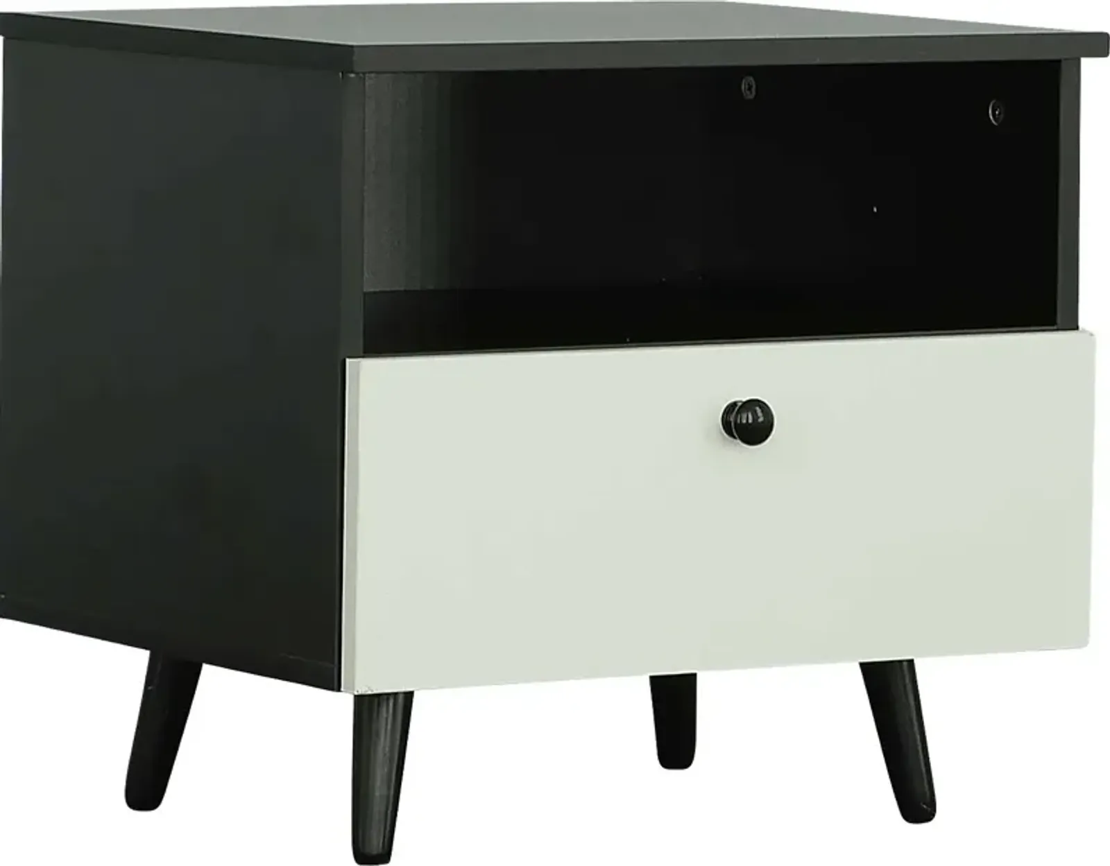 Bulkley Black Nightstand