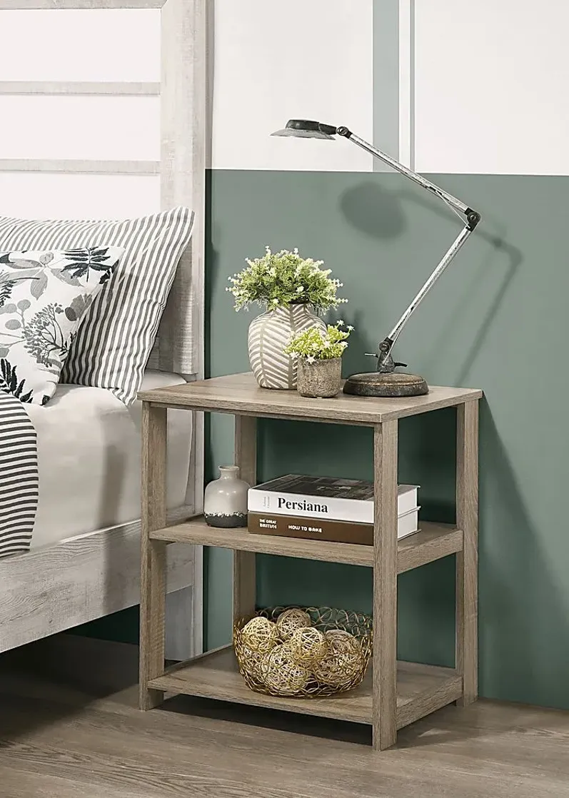 Fernedge III Tan Nightstand