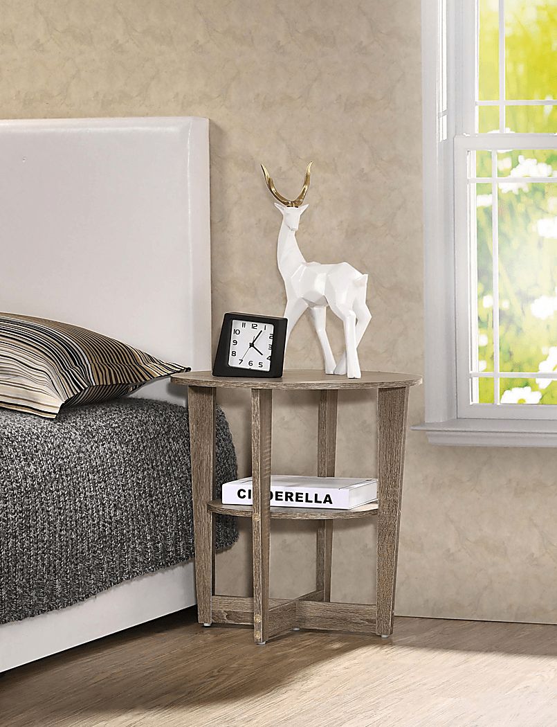 Fernedge IV Tan Nightstand