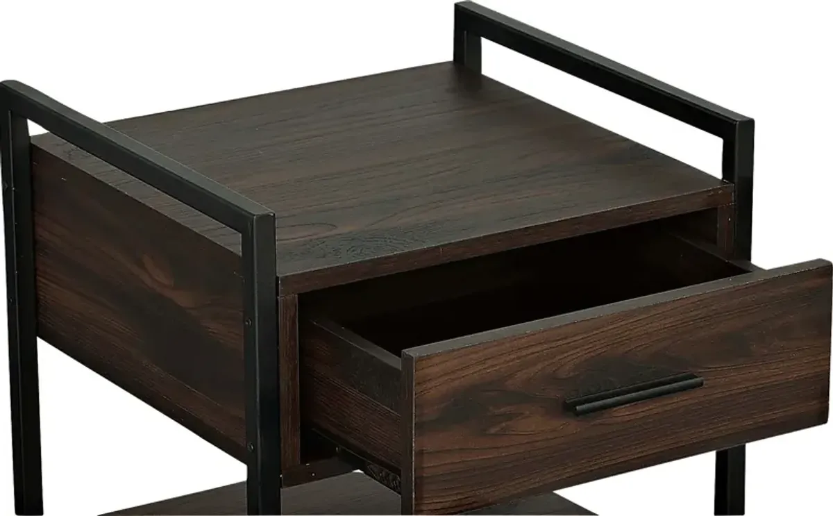 Fleenor Brown Nightstand