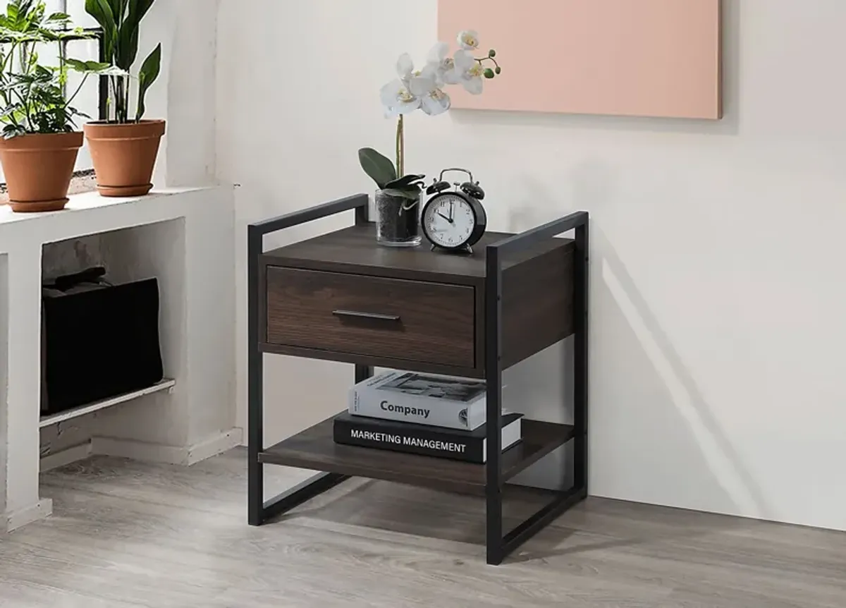 Fleenor Brown Nightstand