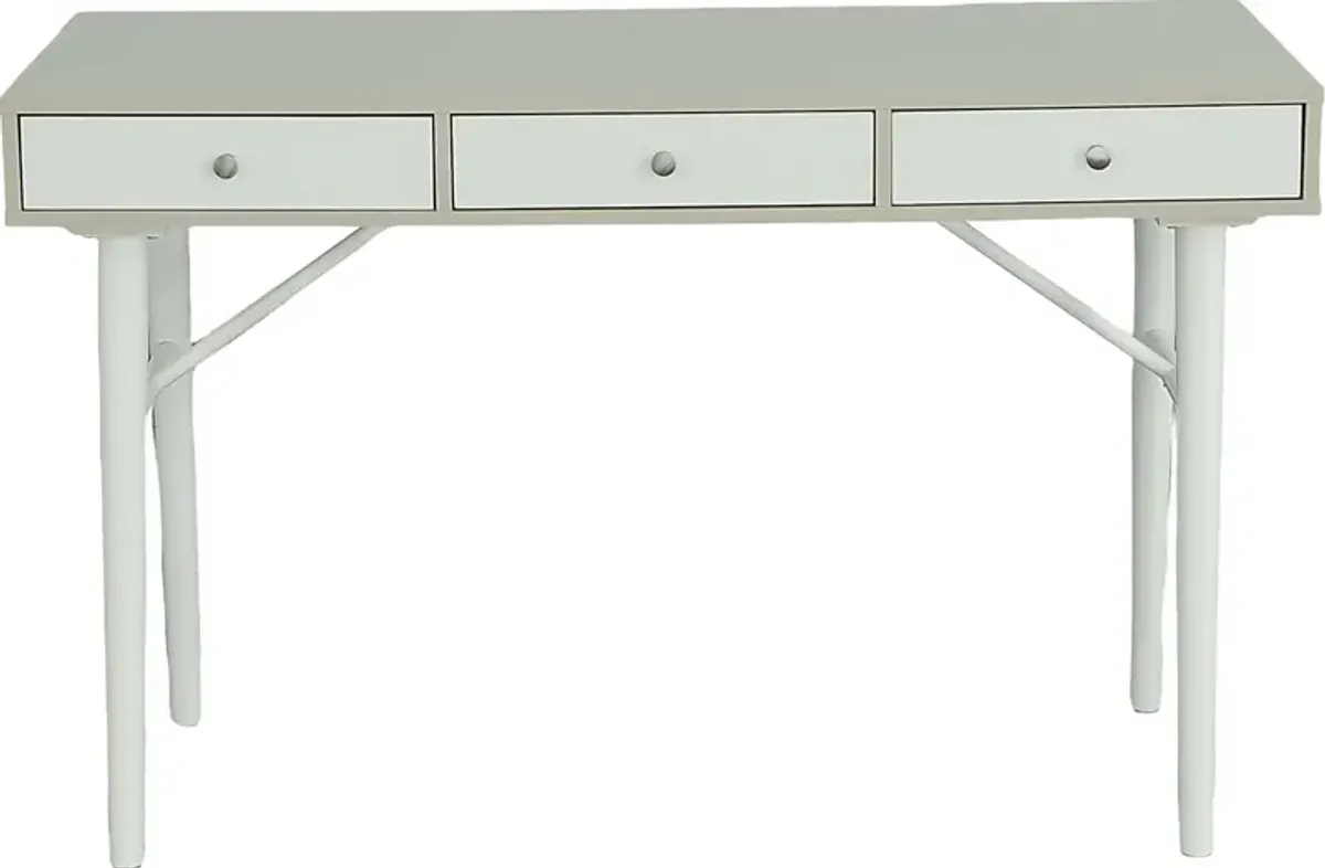 Attems White Vanity Desk