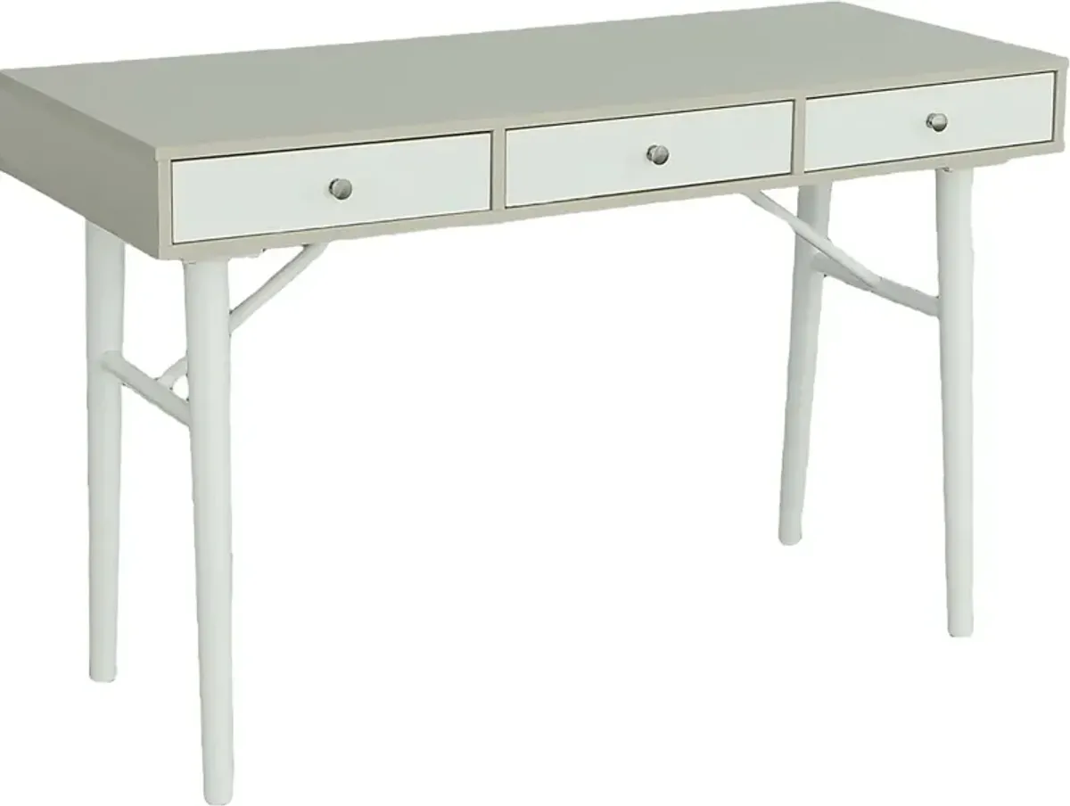 Attems White Vanity Desk