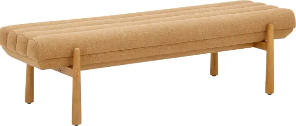 Deppert Yellow Accent Bench