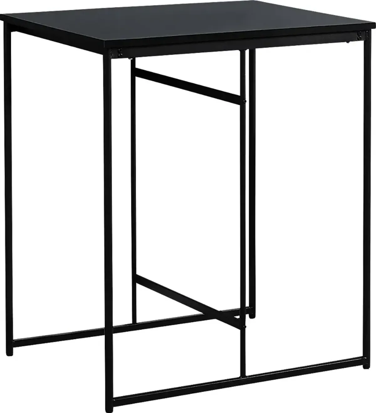 Lessardy Black Counter Height Dining Table