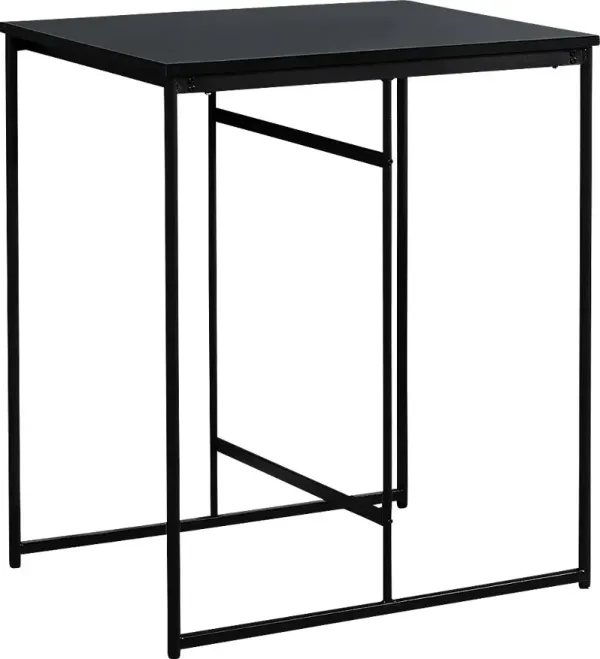 Lessardy Black Counter Height Dining Table