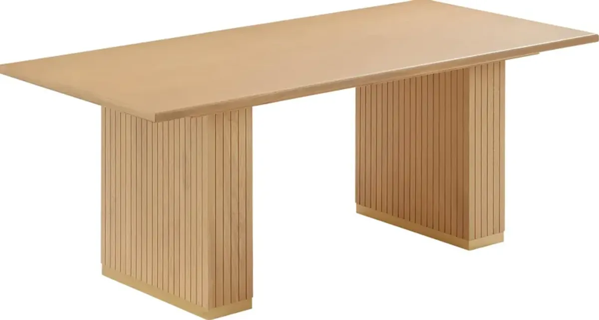 Mermedia Light Brown Dining Table