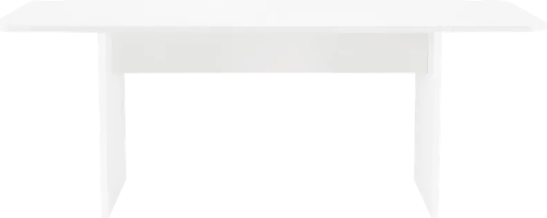 Rosepointan White Dining Table