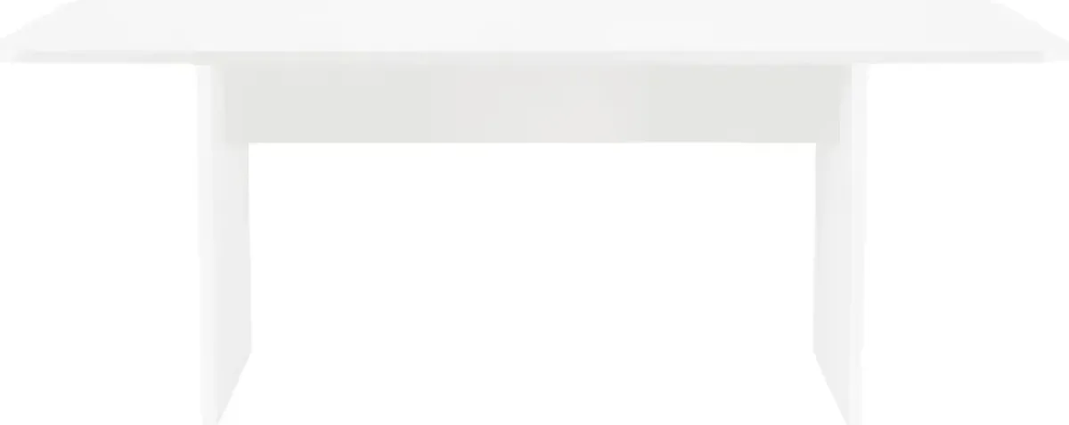 Rosepointan White Dining Table