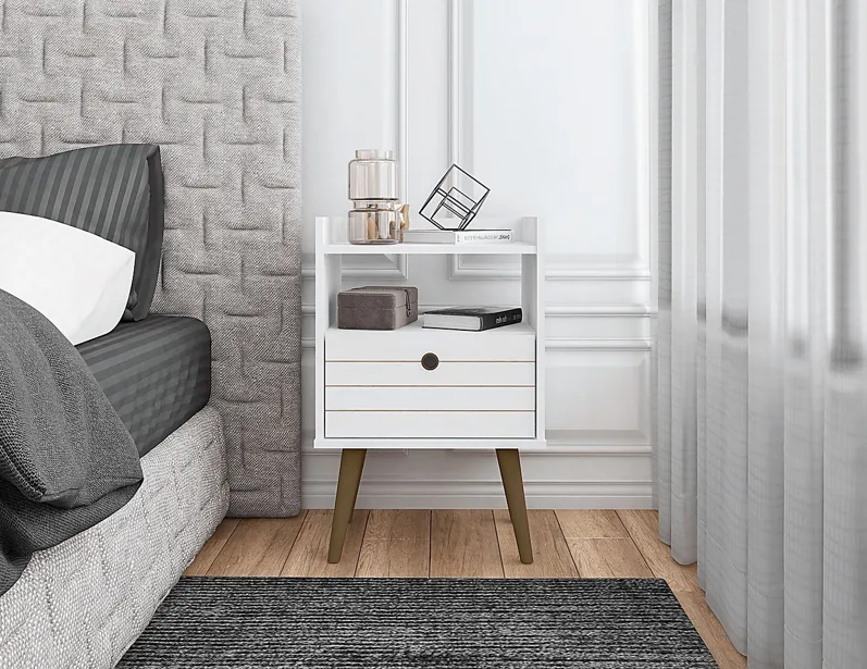 Corriedale White Nightstand