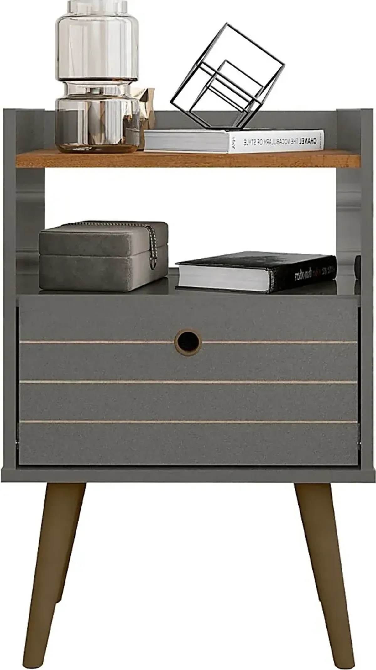 Corriedale Gray Nightstand