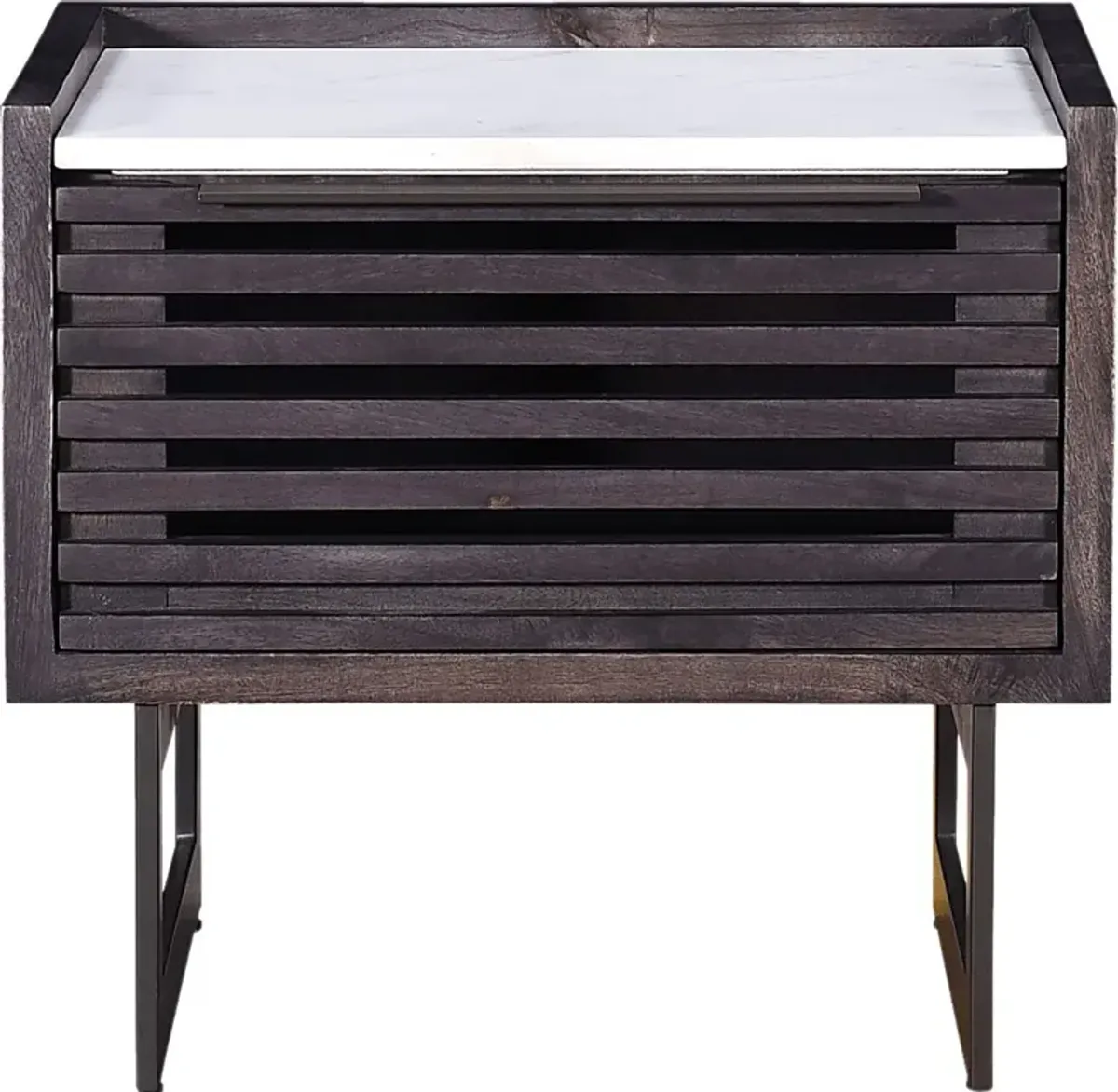 Lonnecker Gray Nightstand