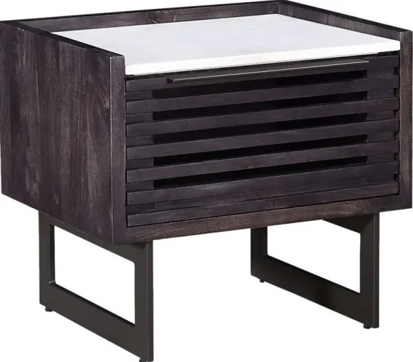 Lonnecker Gray Nightstand