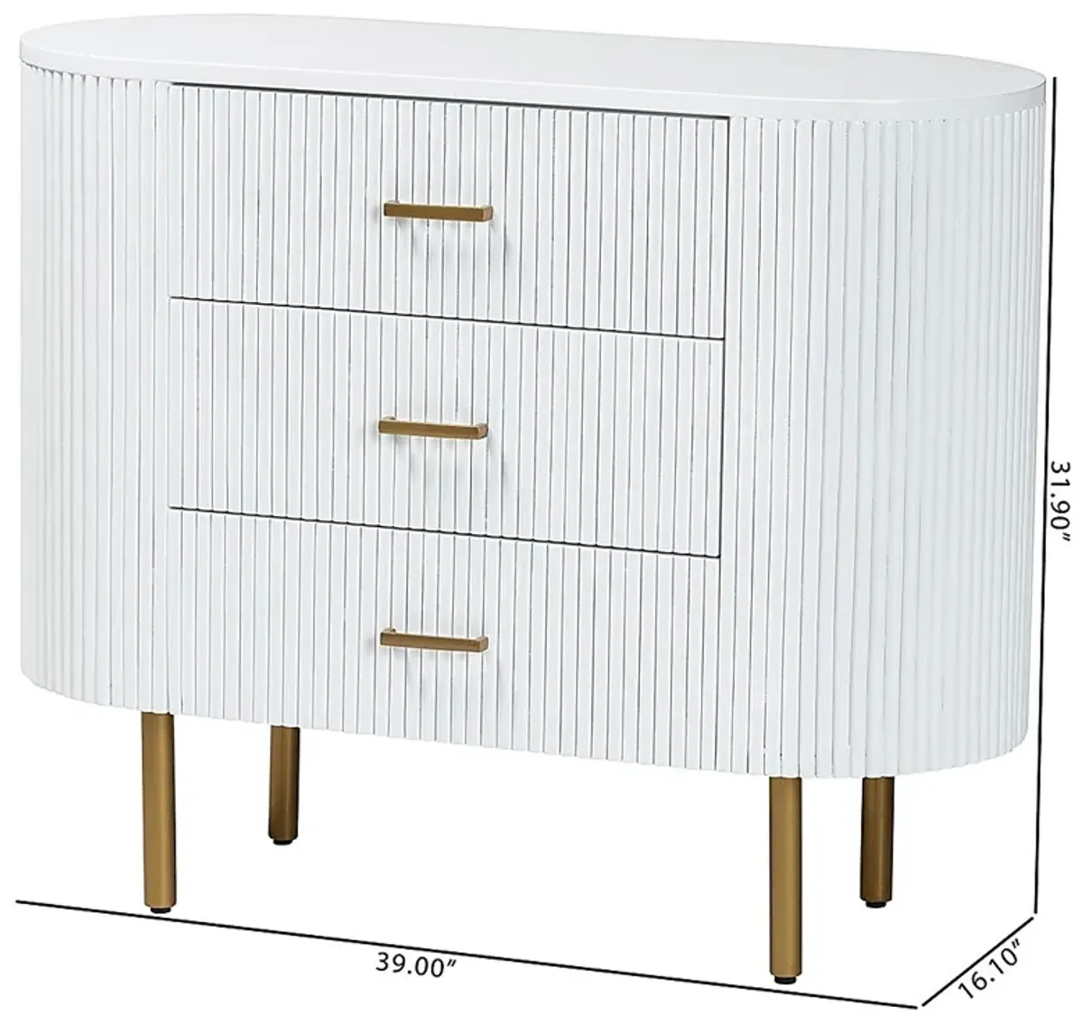 Trevecca White Dresser