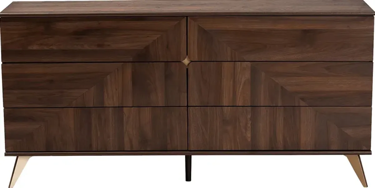 Riedesel Brown Dresser