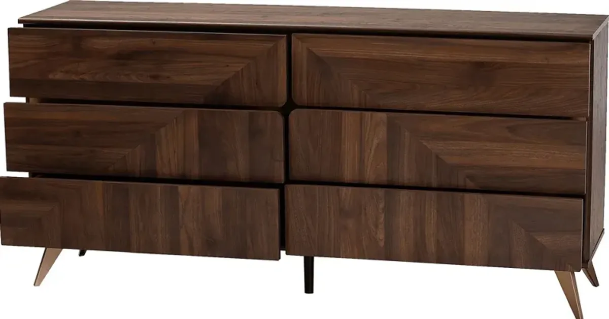 Riedesel Brown Dresser