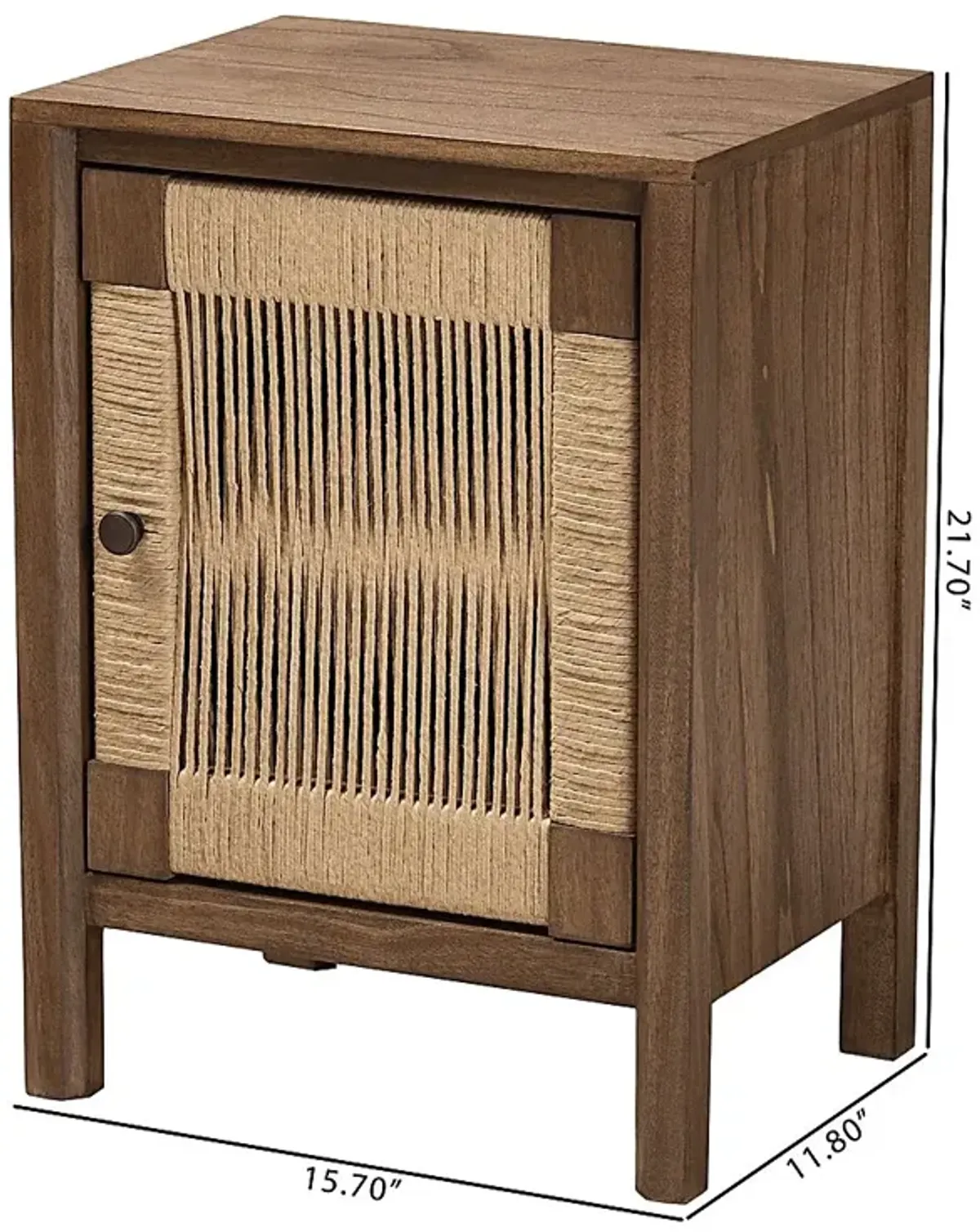 Arbawr Brown Nightstand