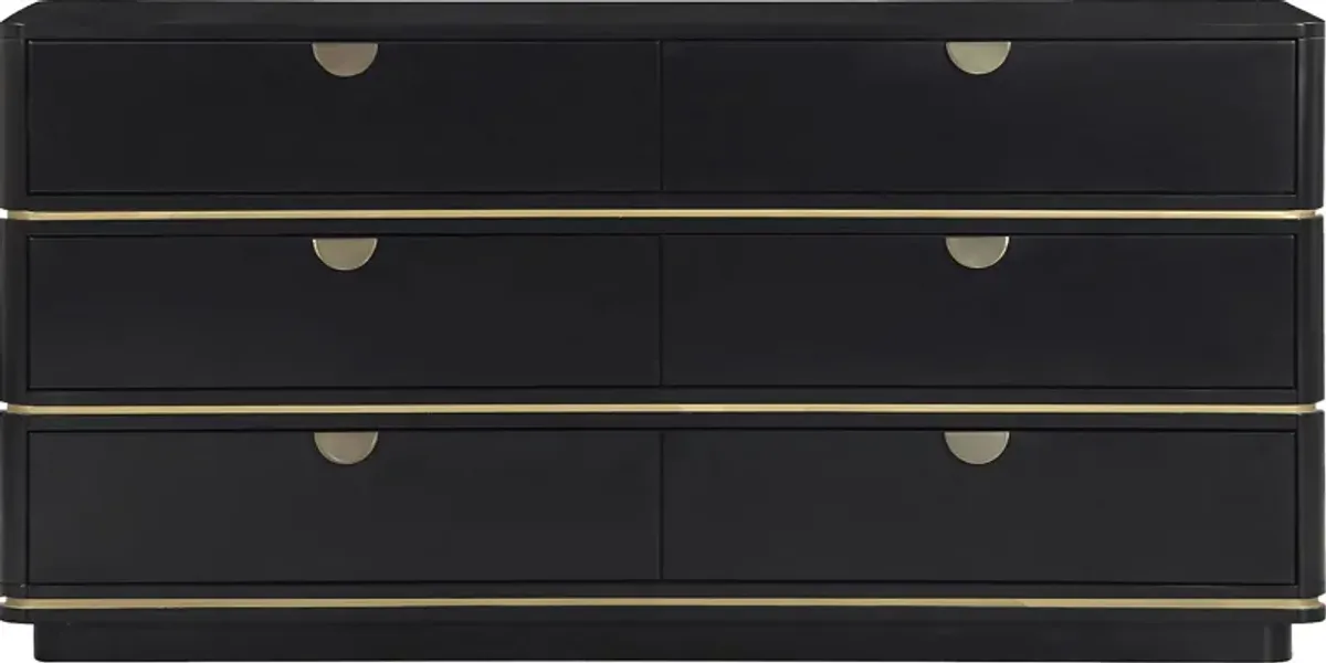 Purdon Black Dresser