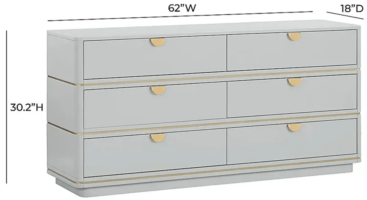 Purdon Gray Dresser