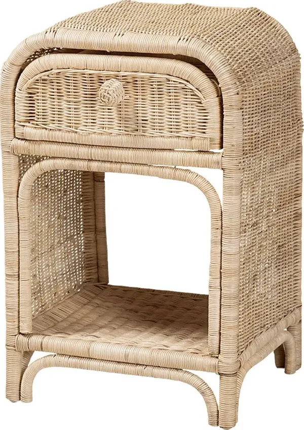 Suntaug Natural Nightstand