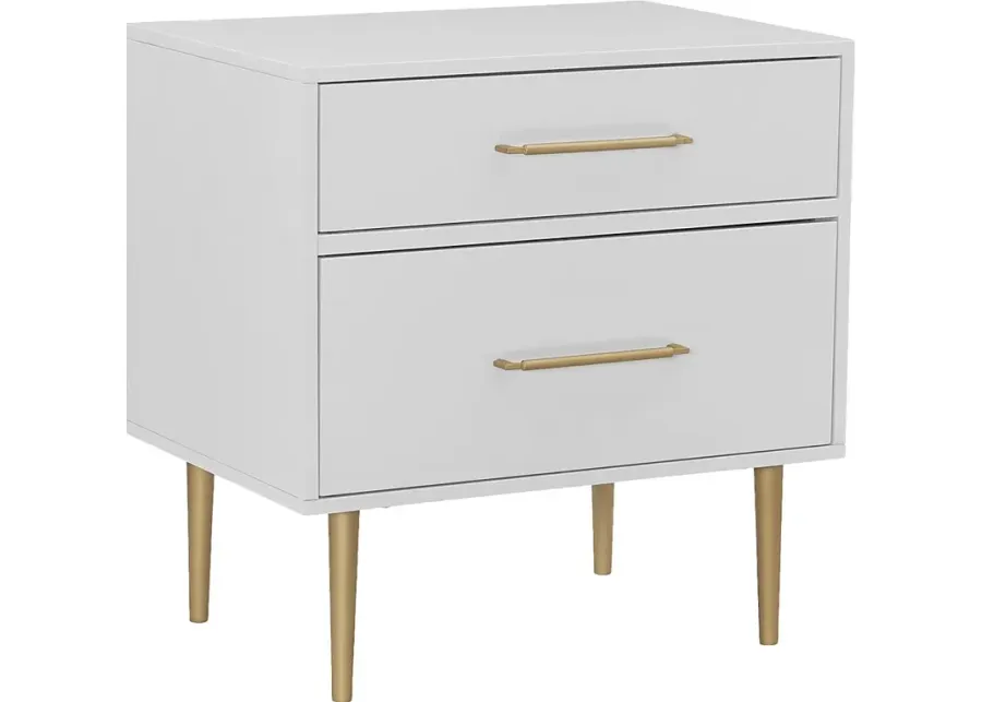 Thyson White Nightstand