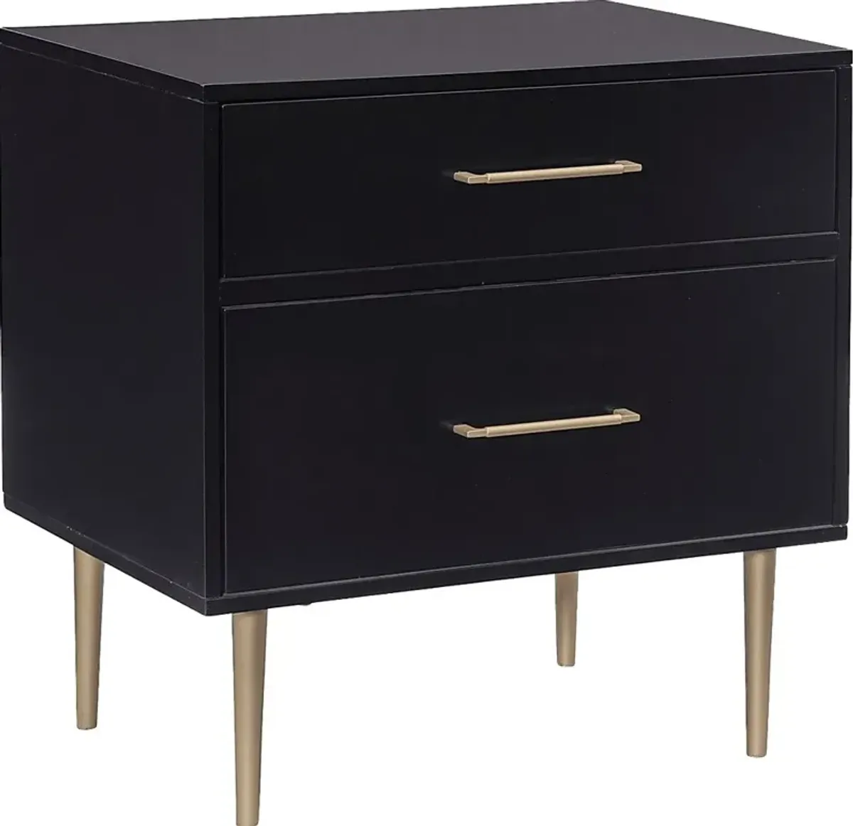 Thyson Black Nightstand